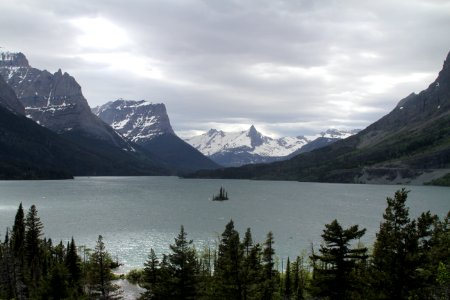 Wild Goose Island on St. Mary Lake photo