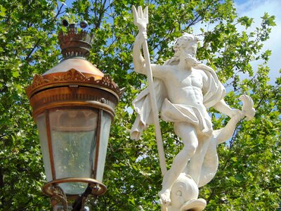 Poseidon statues landmark