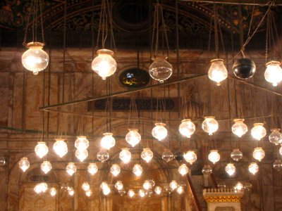 Interior de la Mezquita de Alabastro