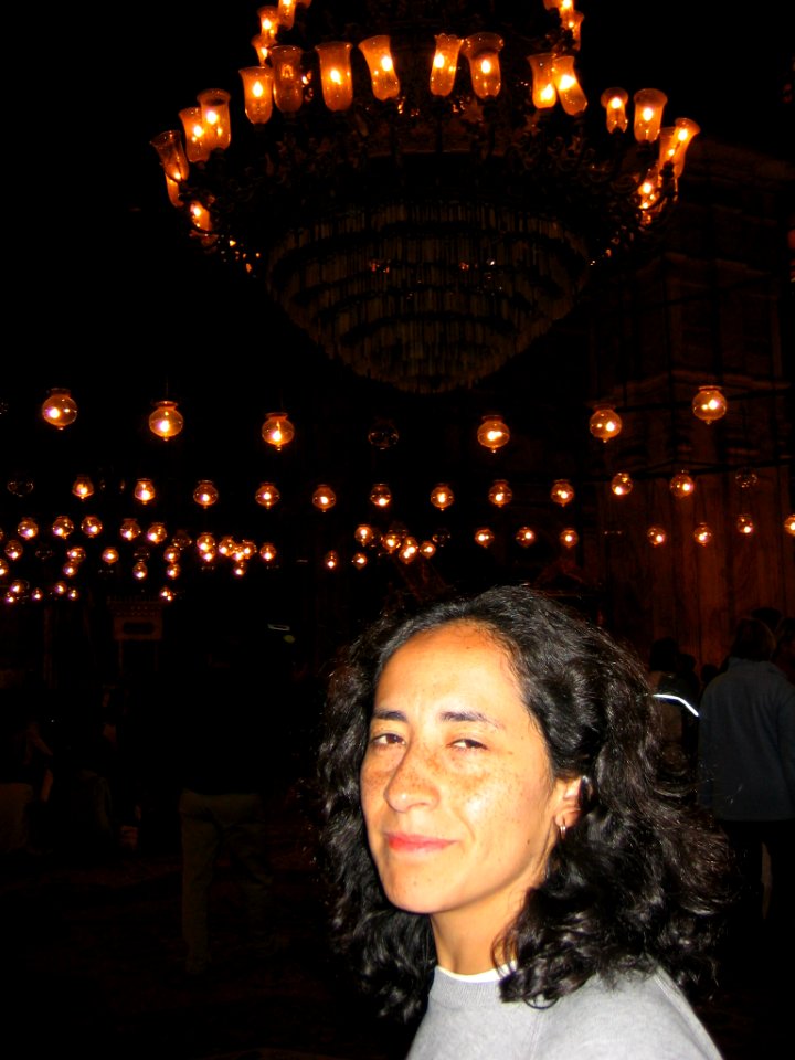 Interior de la Mezquita de Alabastro