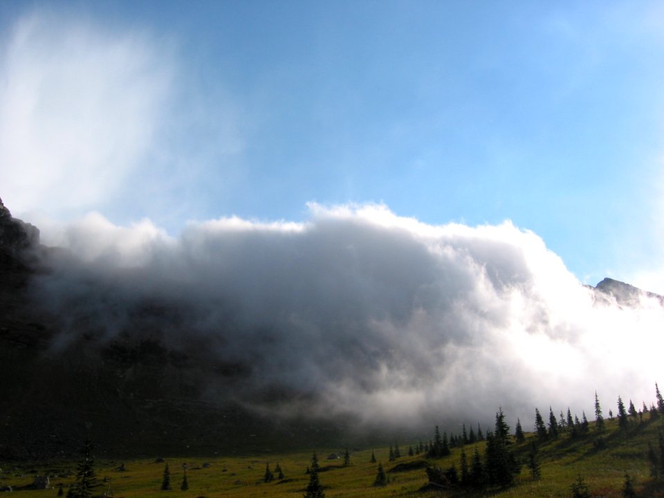 Fog over the Continental Divide