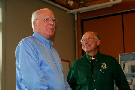 Senator Leahy and Secretary Salazar