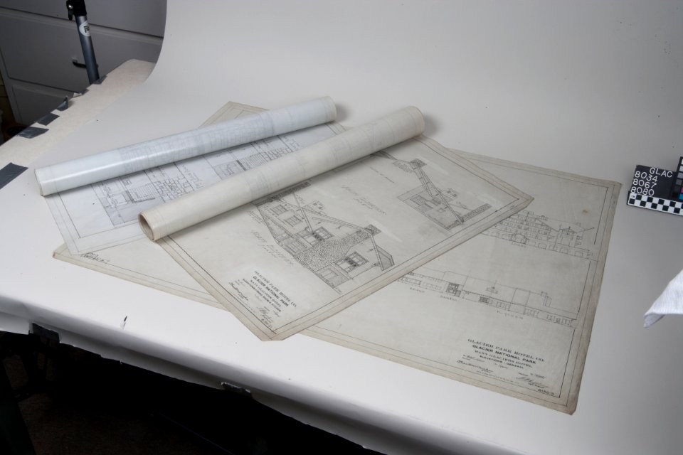 Original Architectural Drawings for the Many Glacier Hotel