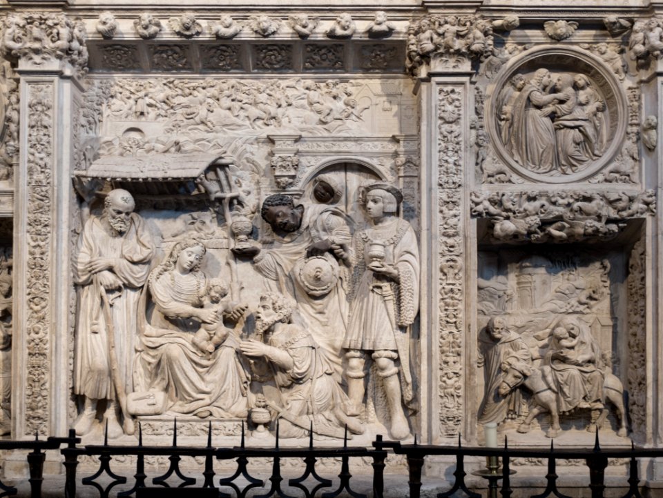 Trascoro de la Catedral del Salvador de Ávila, España.