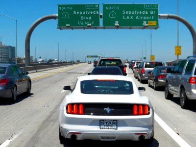 Exit from 105 to LAX