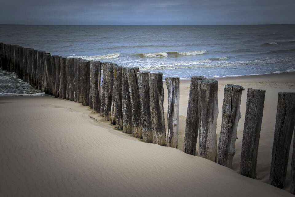 Sea blue wood