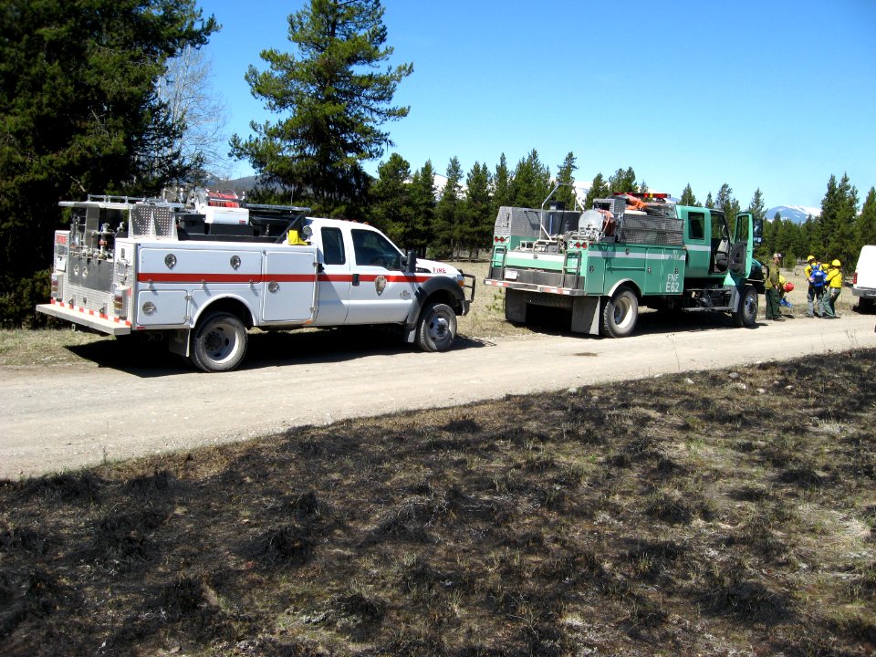 Prescribed Burn, Big Prairie, North Fork Area, 5-1-2014
