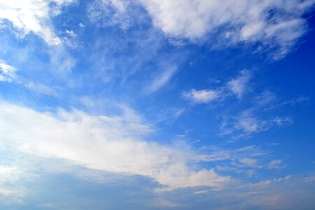 Clouds background blue photo