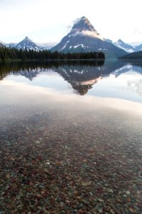 Two Medicine Lake Reflections photo