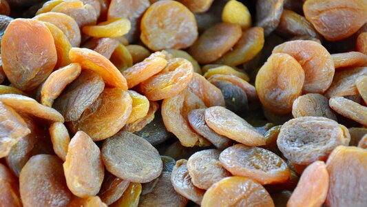 Dried fruit apricots food