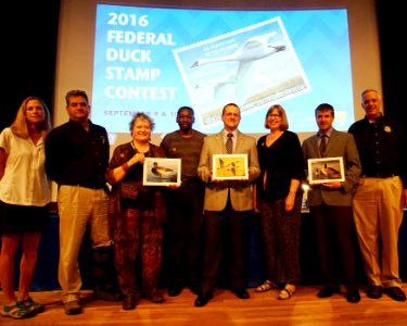 Winning art at the 2016 Federal Duck Stamp Contest in Philadelphia