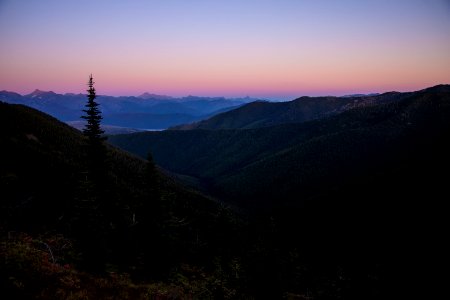 Quiet Sunset from Huckleberry Lookout photo