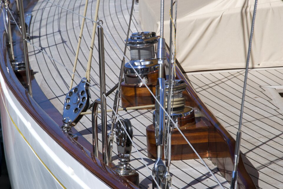 Sailboat wood port