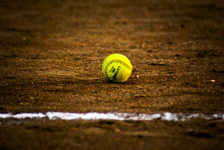 Yellow sports field