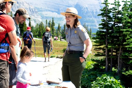 Ranger at Logan Pass Touch Table photo