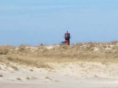 Lighthouse on South Monomoy Island photo