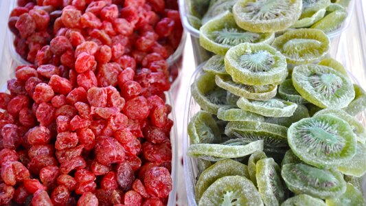 Raspberry kiwi food