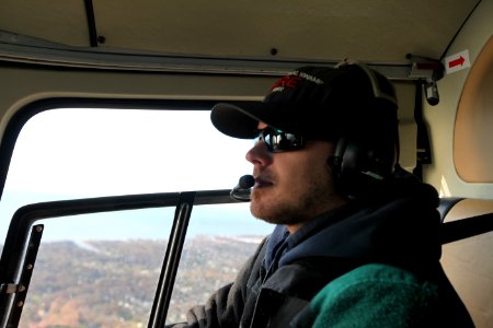 U.S. Fish & Wildlife Service Helicopter Manager Kyle Krzywicki photo