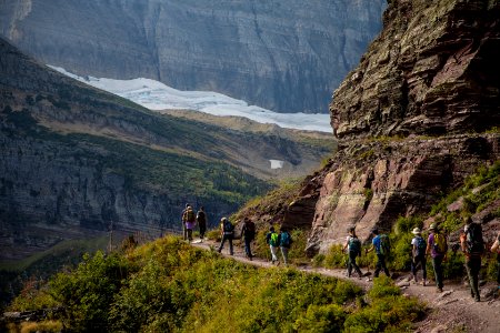 Hikers on the Trail