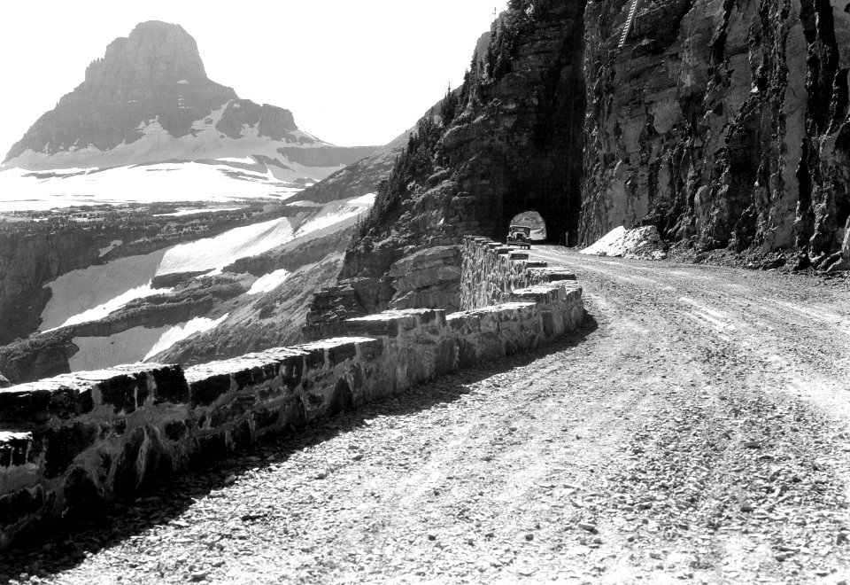 Historic Photo of The Going-to-the-Sun Road