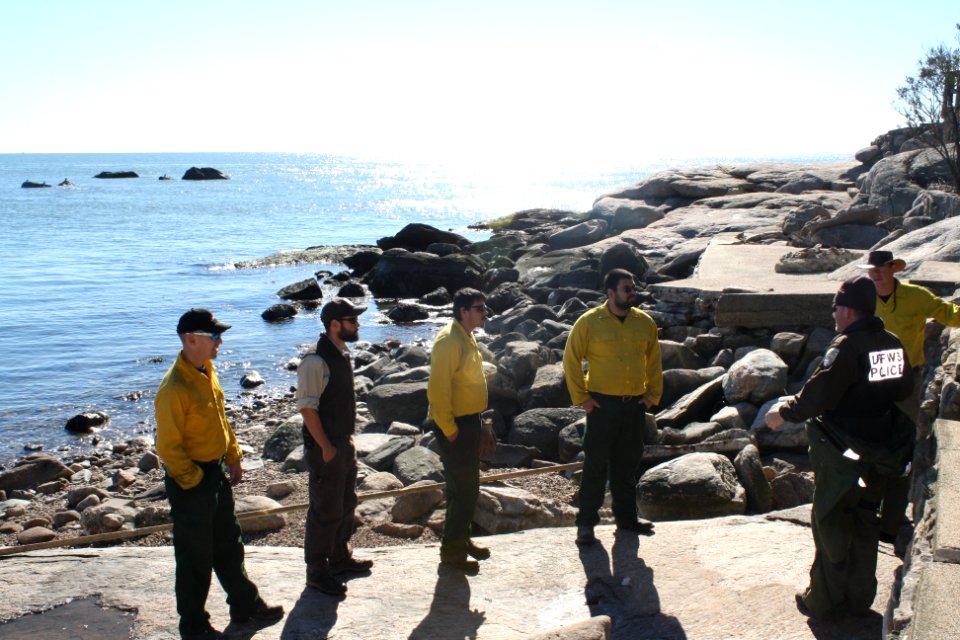 Beginning repairs at Stewart B. McKinney National Wildlife Refuge (CT)