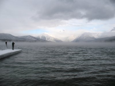 Lake McDonald Boat Dock photo