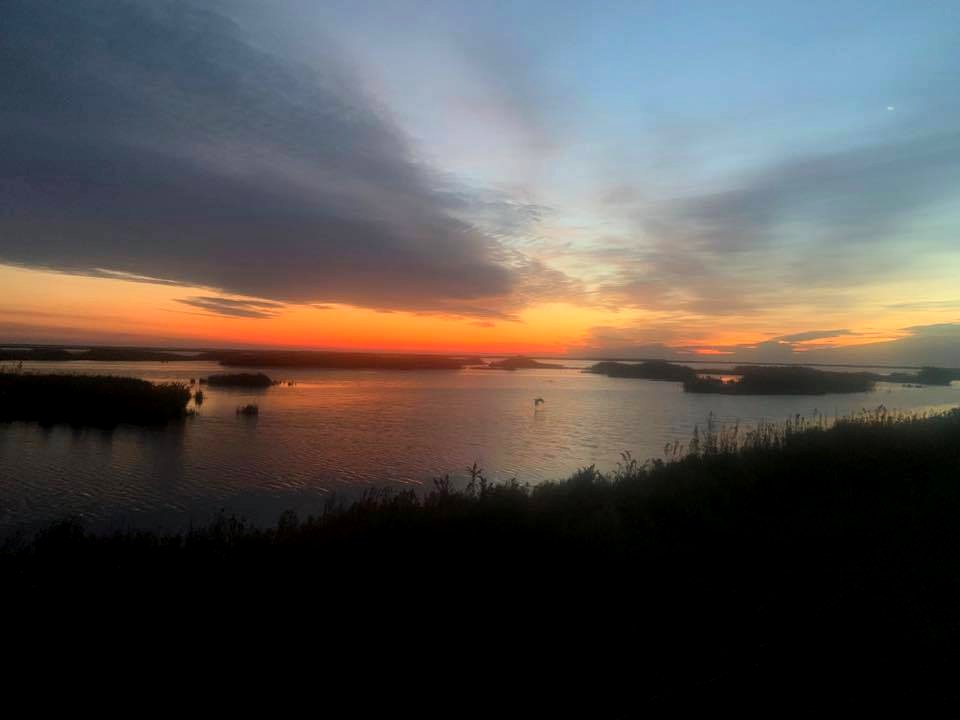 Sunrise over Edwin B. Forsythe National Wildlife Refuge