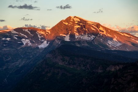 First Light on Heavens Peak 7.30.16 photo