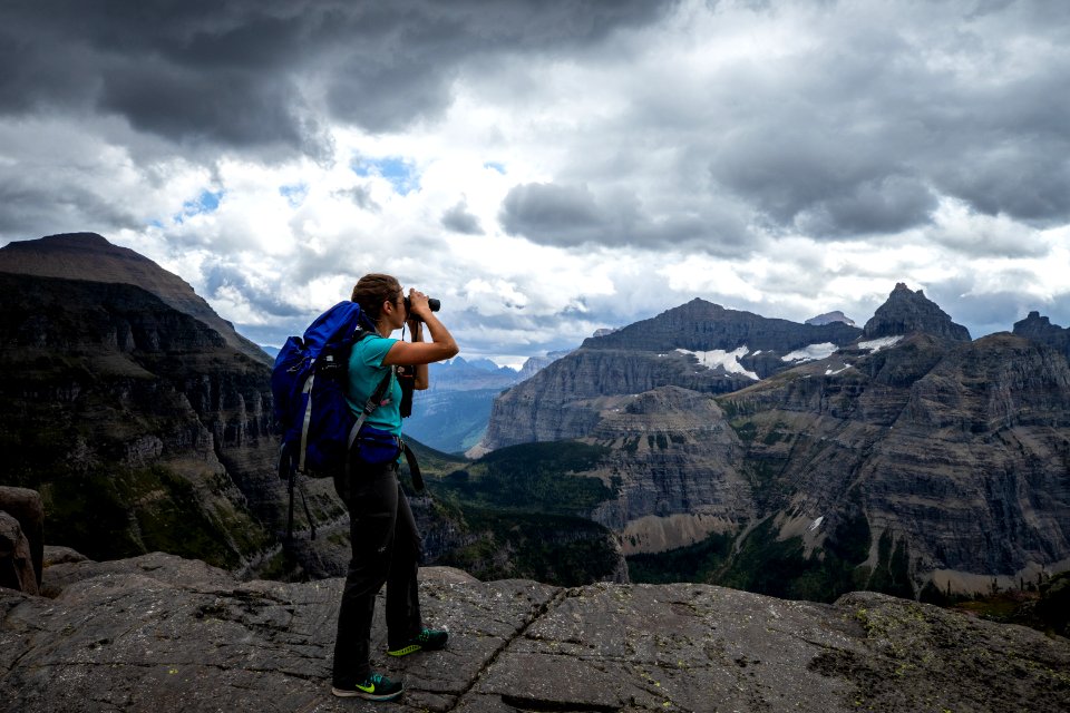 Hiker in the Mountains