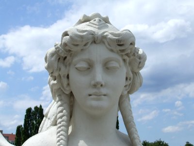 Jardines del Palacio Belvedere, en Viena