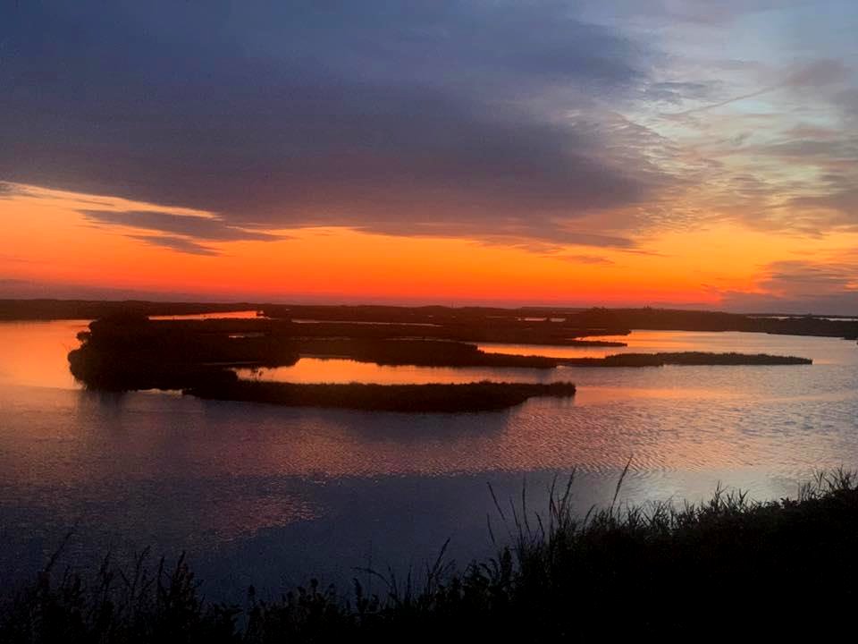 Sunrise over Edwin B. Forsythe National Wildlife Refuge