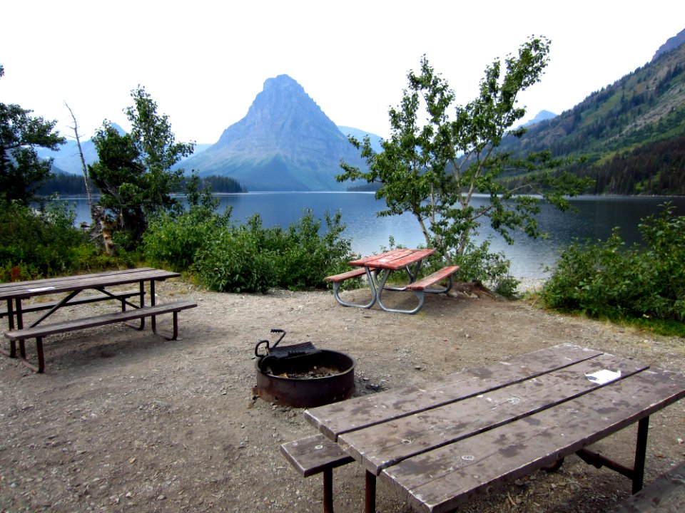 Two Medicine Lake Picnic Area Shoreline - 3 photo