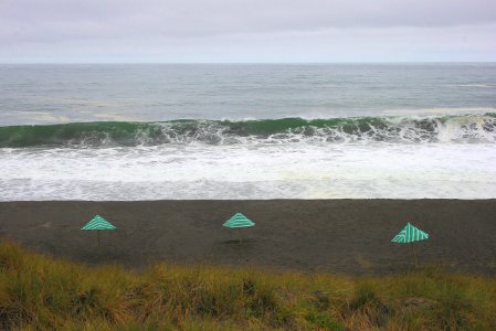 the three umbrellas, Chanco