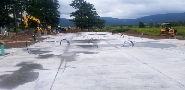 CVNWR Finished concrete after the weekend