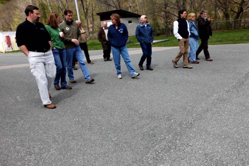 A walking tour with the Director at the hatchery
