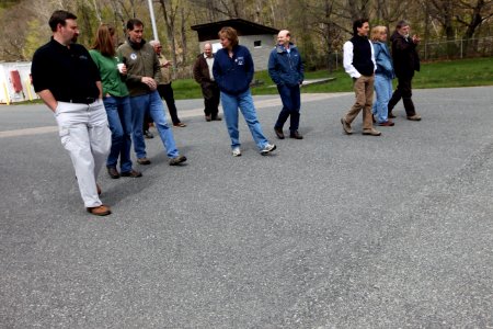 A walking tour with the Director at the hatchery