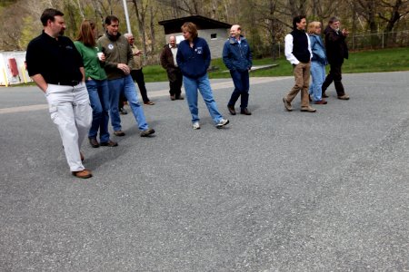 A walking tour with the Director at the hatchery photo