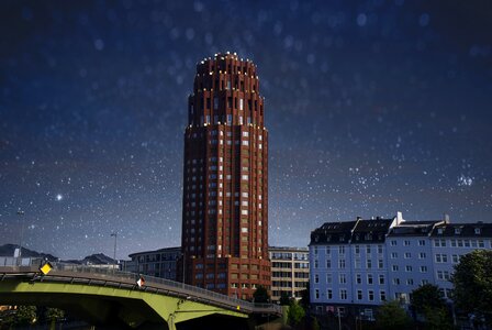 Urban agglomeration the height of the office