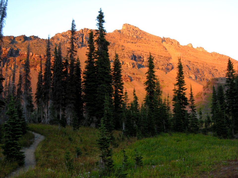 Sunset on the Continental Divide