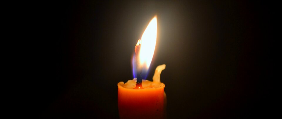 Flame night candlelight photo