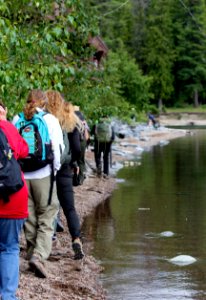 Teachers on Bird Walk