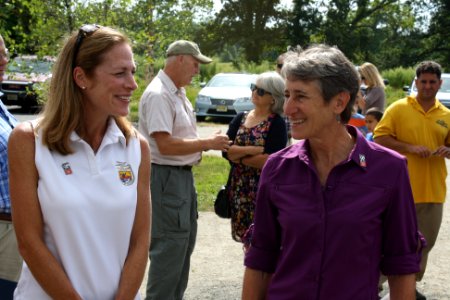 USFWS Northeast Regional Director Wendi Weber and DOI Secretary Sally Jewell photo