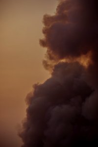 Smoke Cloud from Howe Ridge Fire 2018 photo