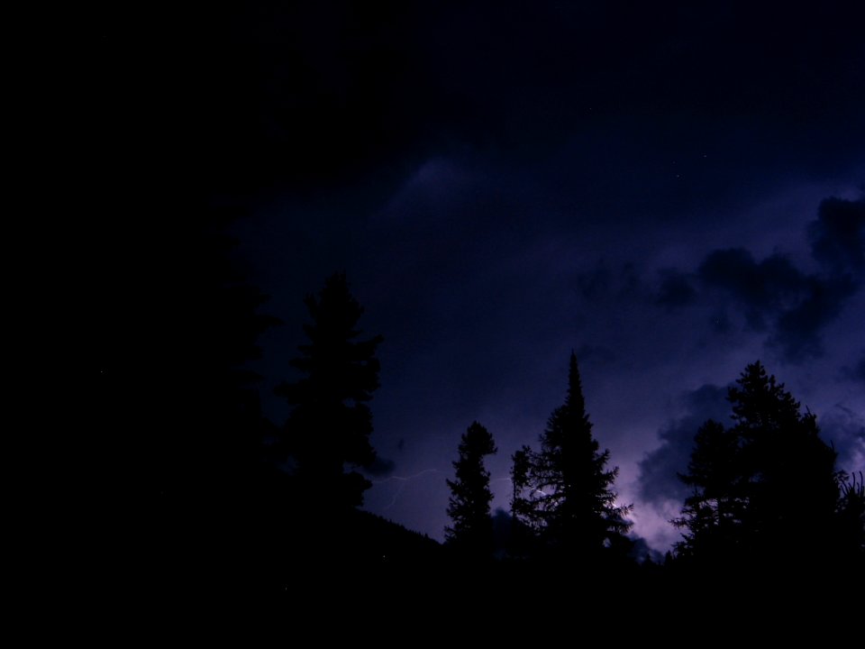 Stormy skies in Glacier