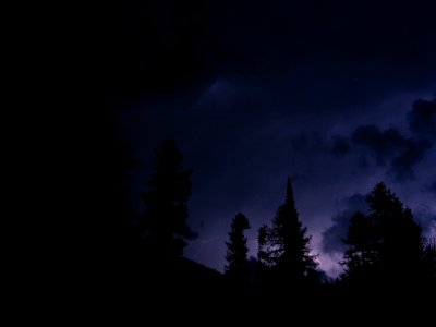 Stormy skies in Glacier