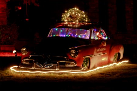 Hot Rod Santa