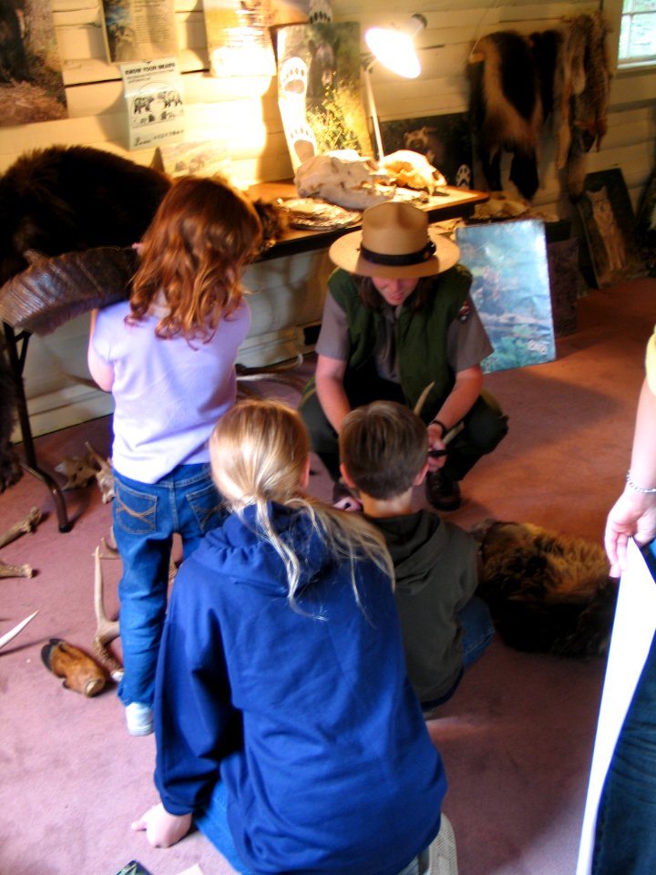 Park Ranger with Children