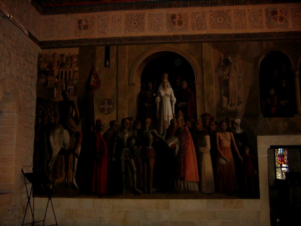 Sala de la Galera del Alcázar de Segovia
