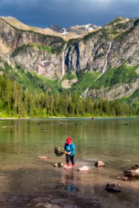 Playing in Avalanche Lake