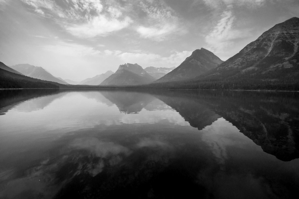 Upper Waterton Lake Looking Towards Goat Haunt